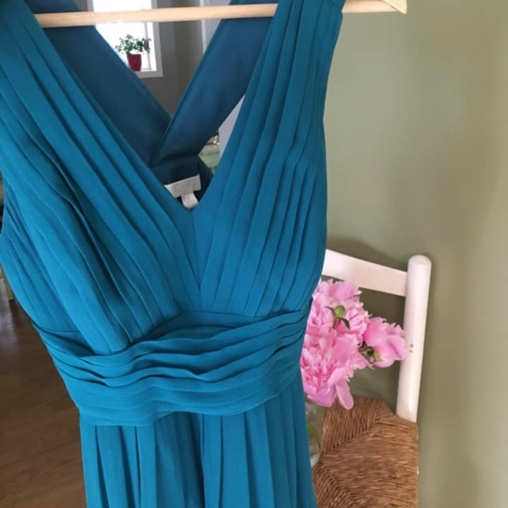 Ann Taylor silk formal midi length